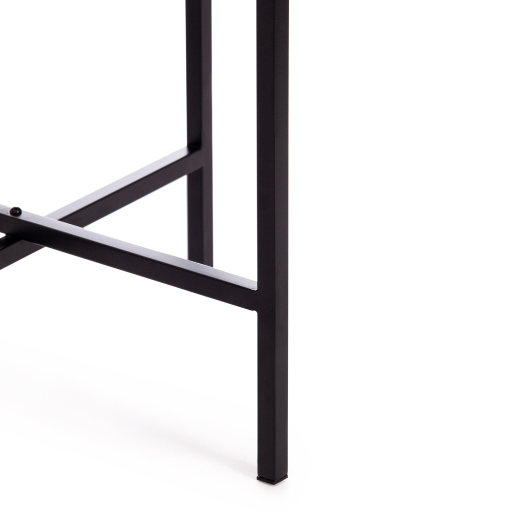 Столик кофейный Secret De Maison BLOOM ( mod. 11873-B ) алюминиевый сплав, 46*46*51 см, черный/античная медь