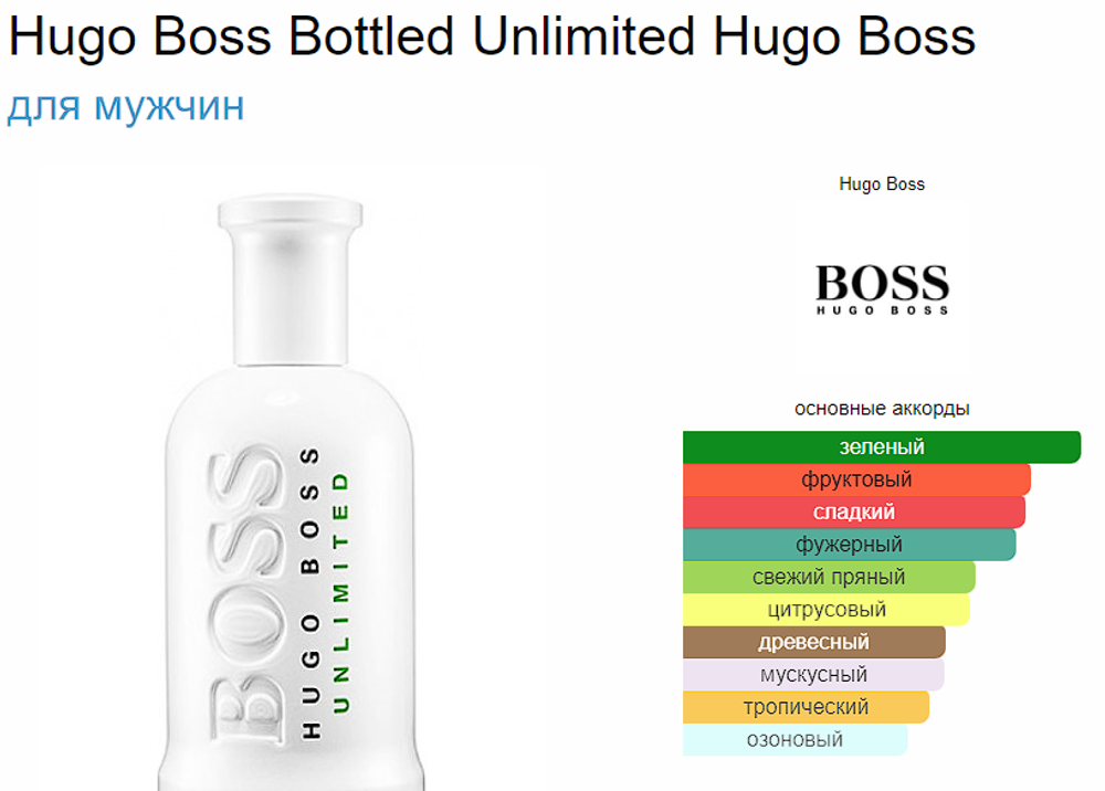 Hugo Boss Bottled Unlimited