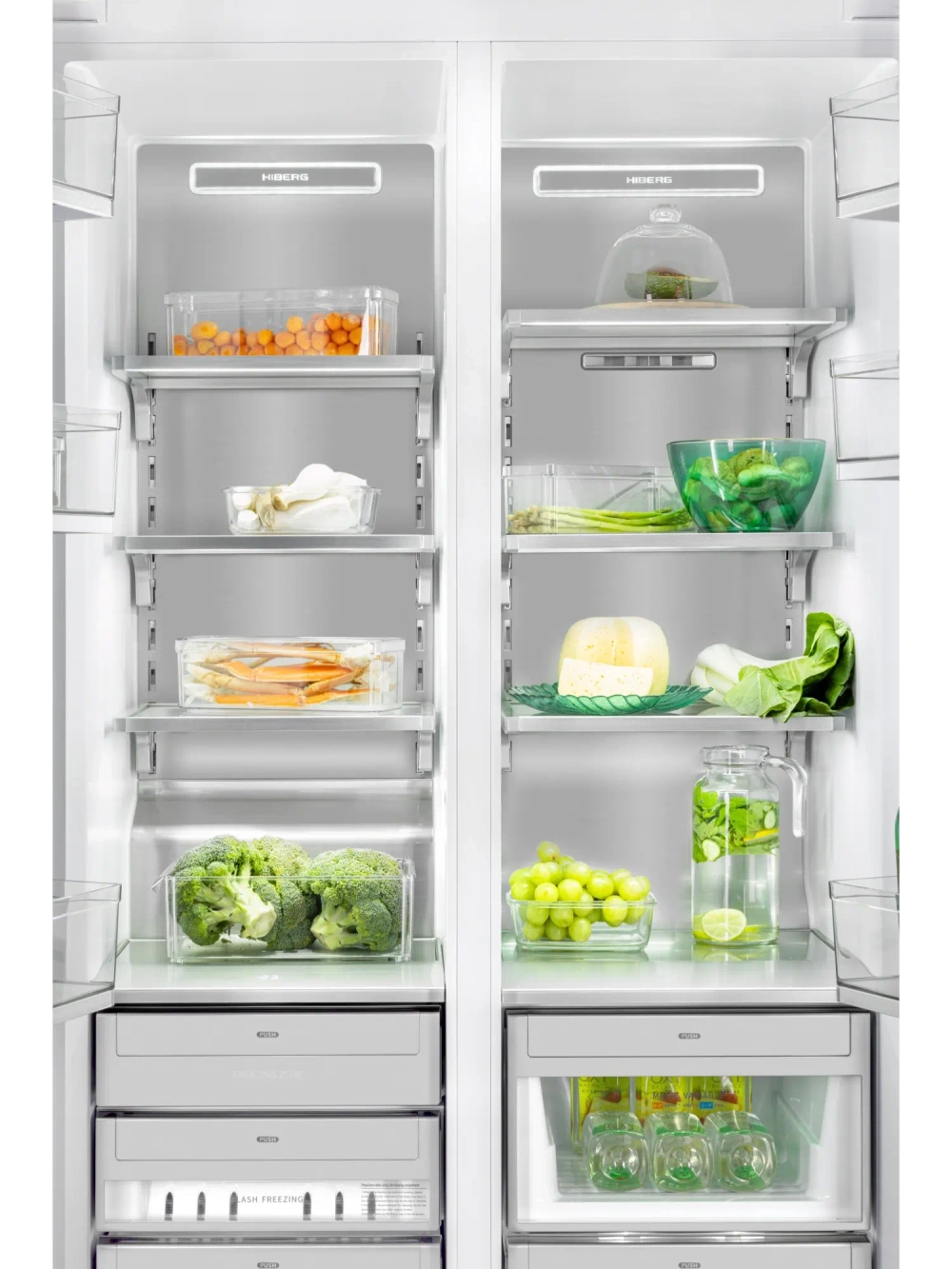 Встраиваемый холодильник Hiberg S-RFS 800 W