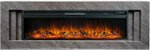 Каминокомплект Line 60 Concrete - Серый бетон с очагом Vision 60 LOG LED