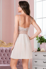 Игривая сорочка Shartres с плиссировкой