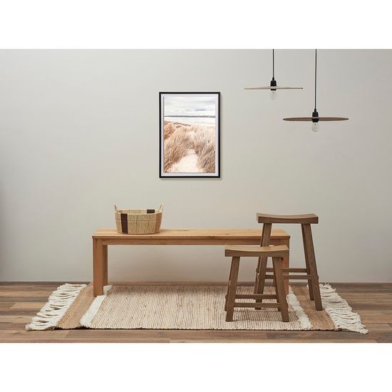 Светильник подвесной vinger, D42х8 см, бежевый