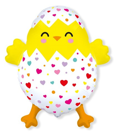 Фольгированный шар-фигура «Счастливый цыпленок», 81 см