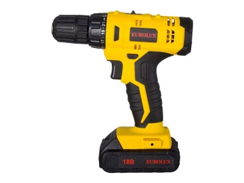 Дрель-шуруповерт аккумуляторная ДА-18/2Li Eurolux Х