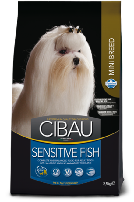 Farmina Cibau 800г Adult Sensitive Mini Breed Сухой корм для собак малых пород Рыба