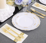 Тарелка Complement пластиковая белая Golden Elegance d=230мм 6шт/упак