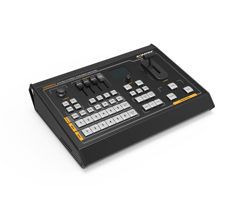 Видеомикшер AvMatrix VS0605U, стационарный, 6CH, SDI, PTZ, USB