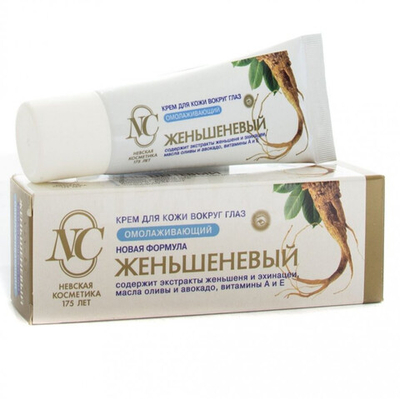 НК крем "Женьшеневый" д/кожи вокруг глаз 25мл.
