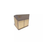 Контейнерный шкаф для ТБО «Модуль», лак