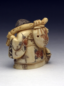 Гейша с кузовком и корзиной