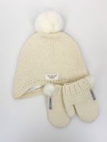 Новые шапка и варежки Armani, 62