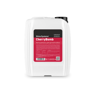 Shine Systems CherryBomb Shampoo - Автошампунь для ручной мойки, 5 л