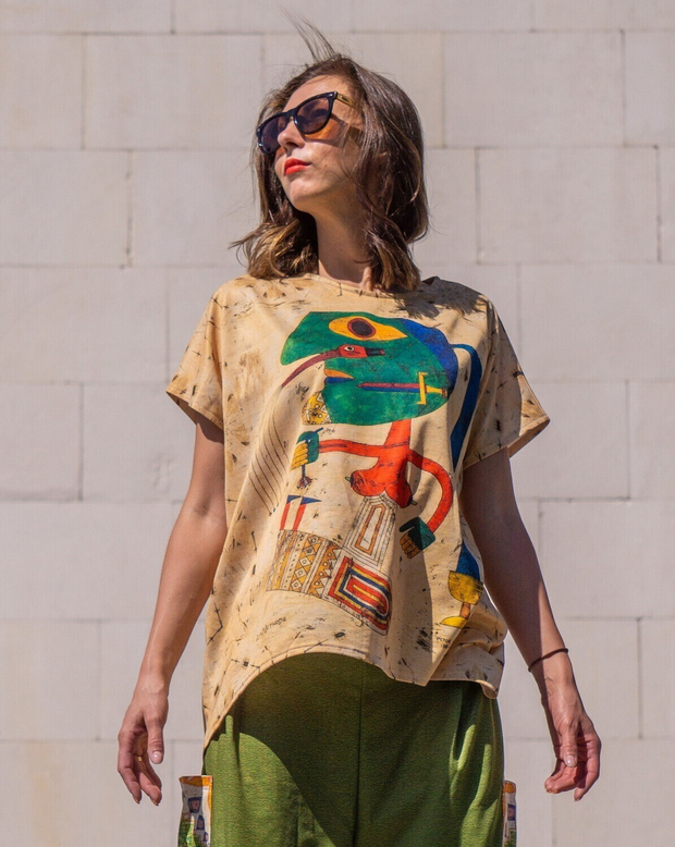 Футболка "Браунер", по мотивам живописи художника сюрреалиста Виктора Браунера