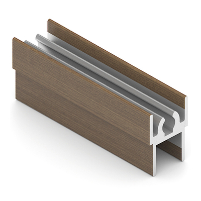 Рамка верхняя двери (5,40 м) Орех ПВХ