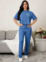 Пижама б/в штаны+футболка 10072