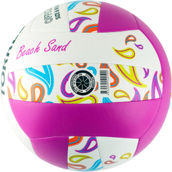 Мяч для пляжного волейбола TORRES Beach Sand Pink V32085B, размер 5