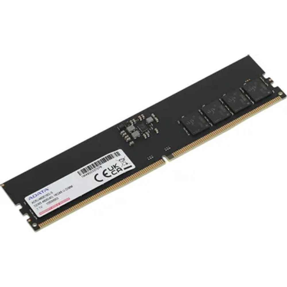 Оперативная память Память DDR5 16Gb 4800MHz A-Data AD5U480016G-S RTL PC4-25600 CL40 DIMM 288-pin 1.1В single rank