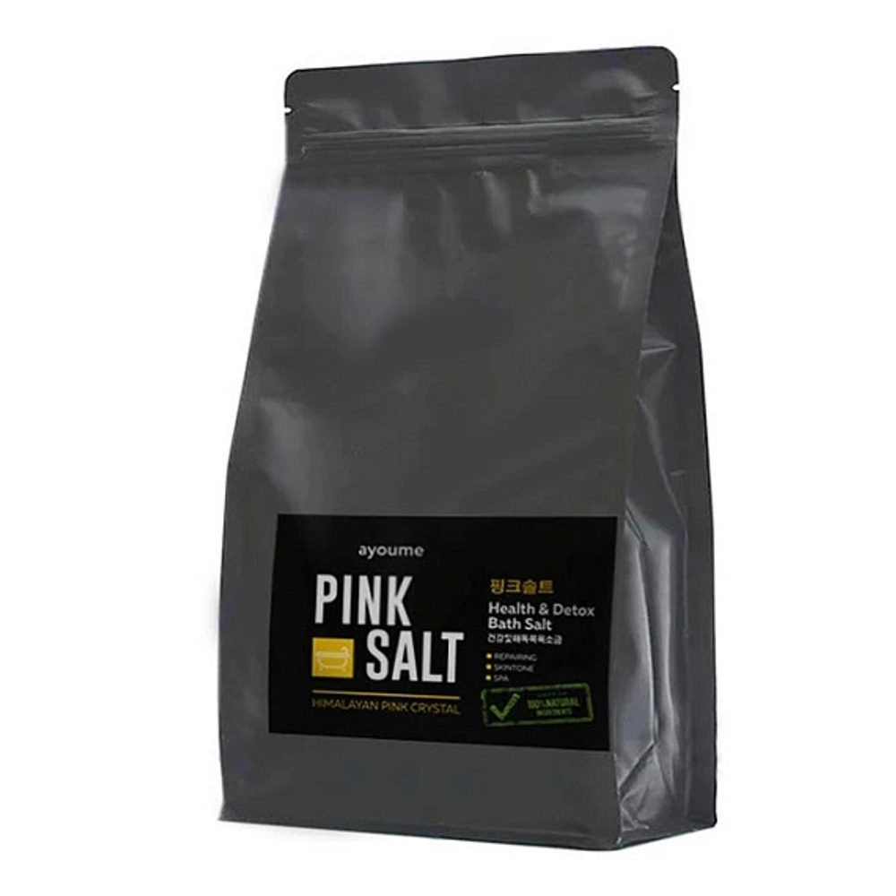Ayoume Соль для ванны гималайская розовая PINK SALT 800 г