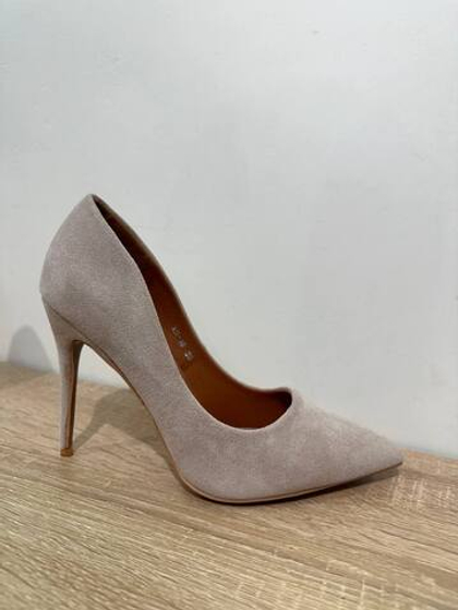 Туфли из эко замши