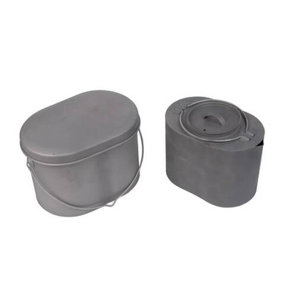 Набор охотника: котелок 3,3л, чайник 2,2л титан. (Роза ветров)