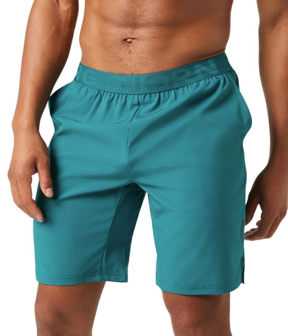 Мужские теннисные шорты Björn Borg Athletic 9in - shaded spruce
