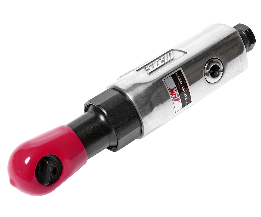 Ключ трещотка пневматический 3/8" 50Нм 230об/мин. укороченный с плавающим квадратом JTC