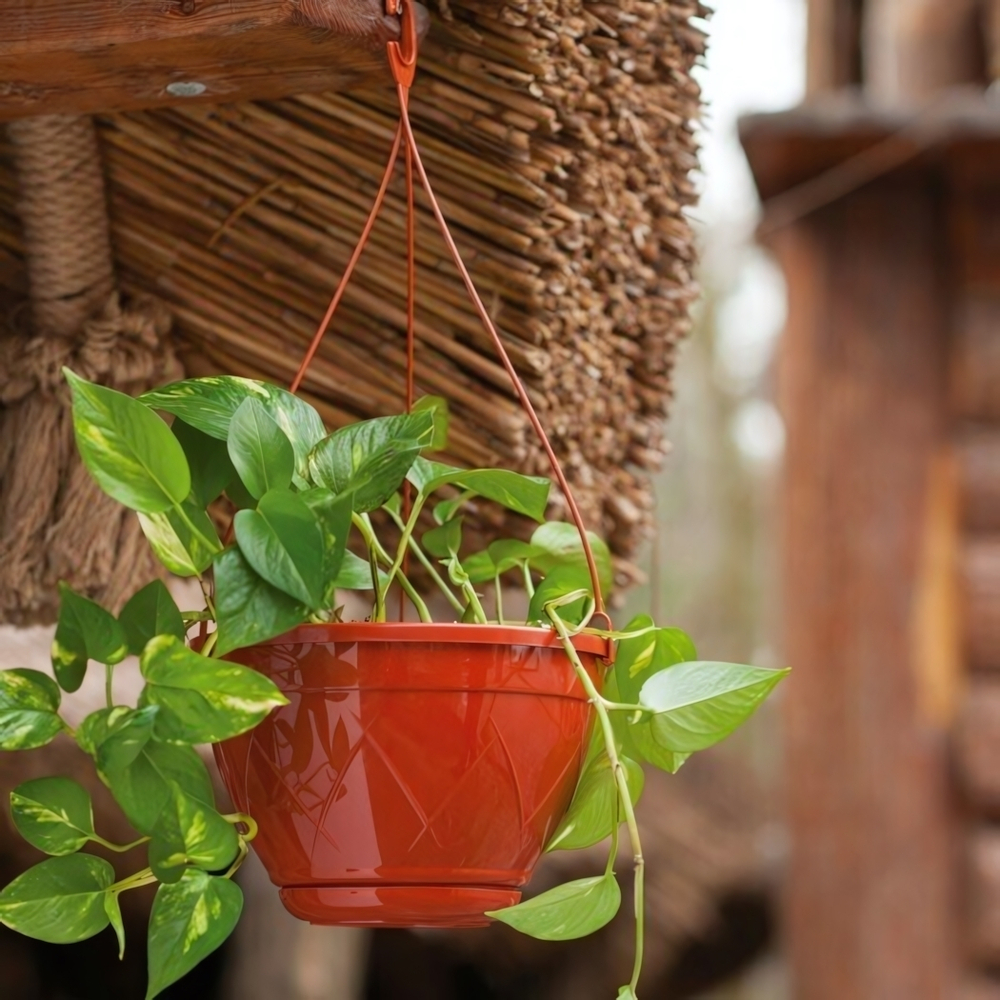ГОРШОК "ЛИЛИЯ ПОДВЕСНАЯ" 2,5л ТЕРРАКОТОВЫЙ