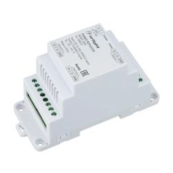 Усилитель SMART-DMX (12-36V, 2CH, DIN) (Arlight, IP20 Пластик, 5 лет) 028415
