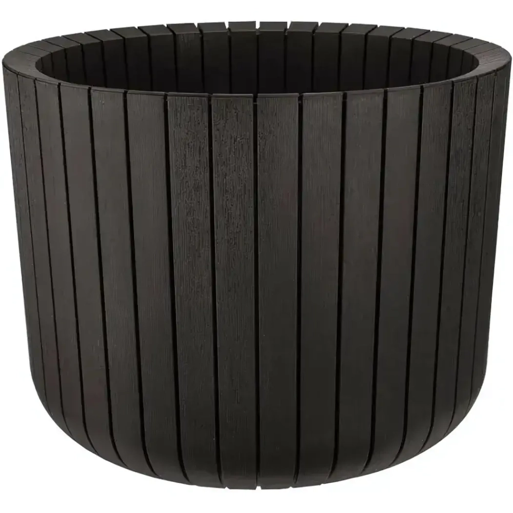 Кашпо ШАТО D380мм H300мм 29л коричневый ротанг