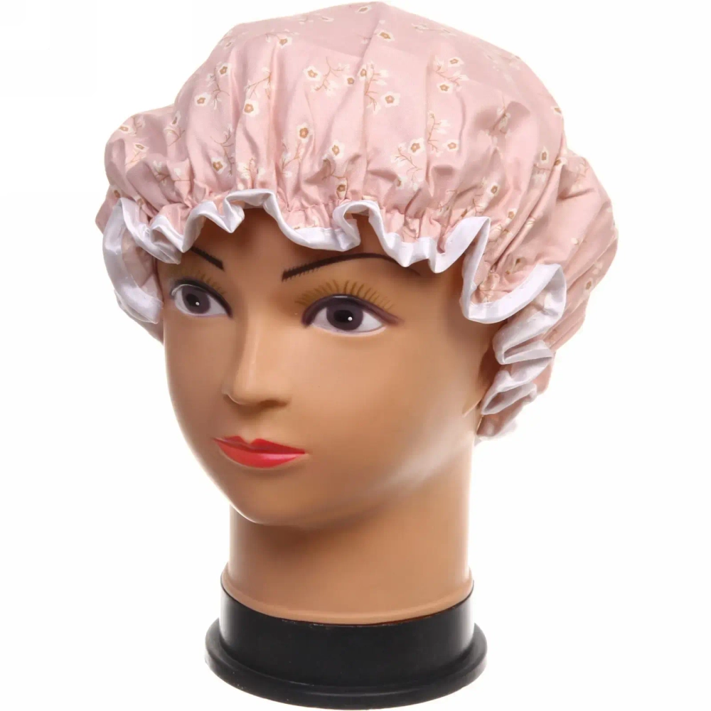 Шапочка для душа «Ultramarine - Aqua tenderness», микс 6 цветов, d-24 см (двухслойная, с мягкой резинкой)