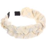 Ободок для волос «МАРЦИПАН», данти, ширина 3см, микс 6 цветов