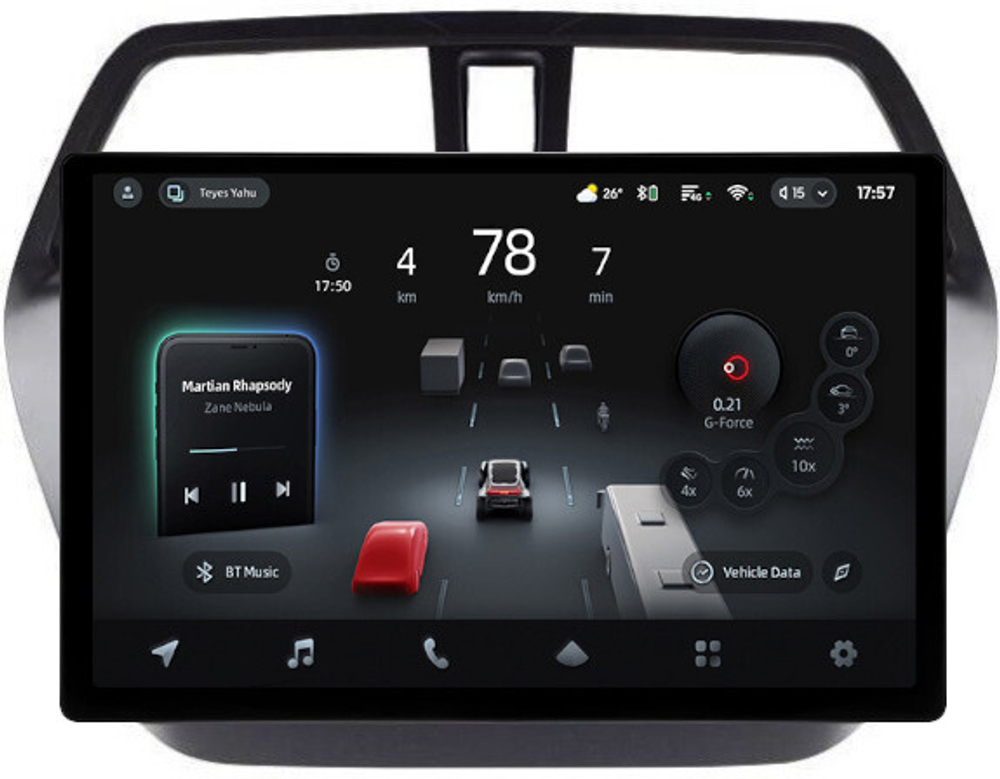 Магнитола Suzuki SX4 2 2013-2021 - Teyes CC4-PRO монитор 13" 2K QLED на Android 13, Snapdragon 778G, 8+128, AI, CarPlay, DSP, 4G SIM-слот
