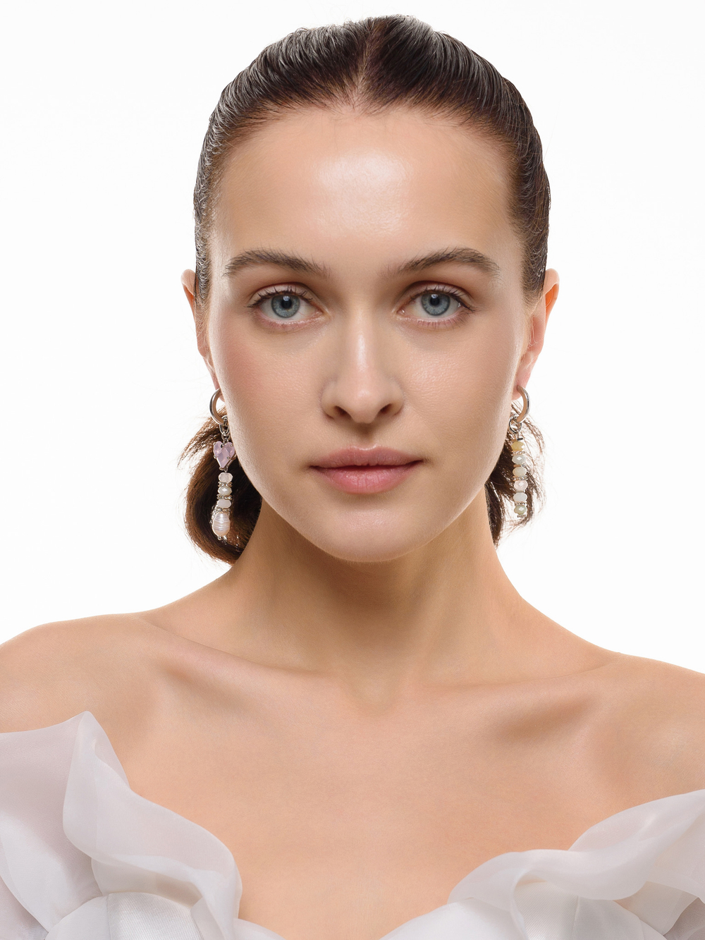 Серьги "Soul stone" Silver