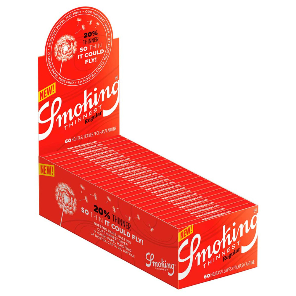Бумага для самокруток SMOKING REGULAR THINNEST (Прозрачная) 60л.