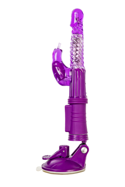Вибратор с клиторальным стимулятором TOYFA A-Toys High-Tech fantasy, TPR, фиолетовый, 24 см