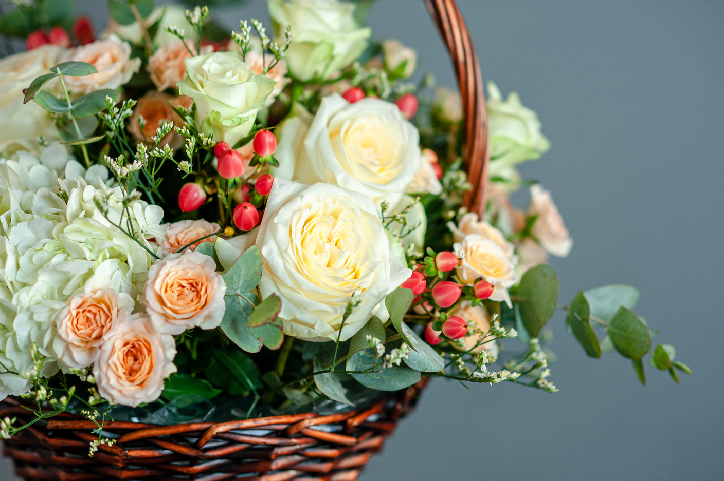Не просто букет… Корзины с цветами