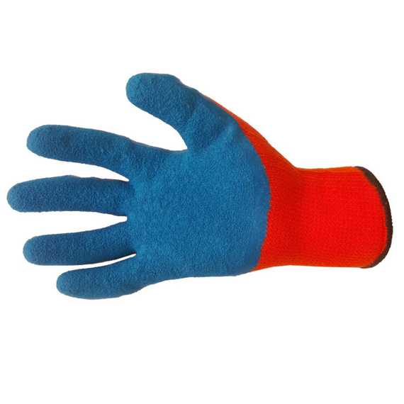 Перчатки акриловые со вспененным латексом РУБИФРОСТ (до -30 С)