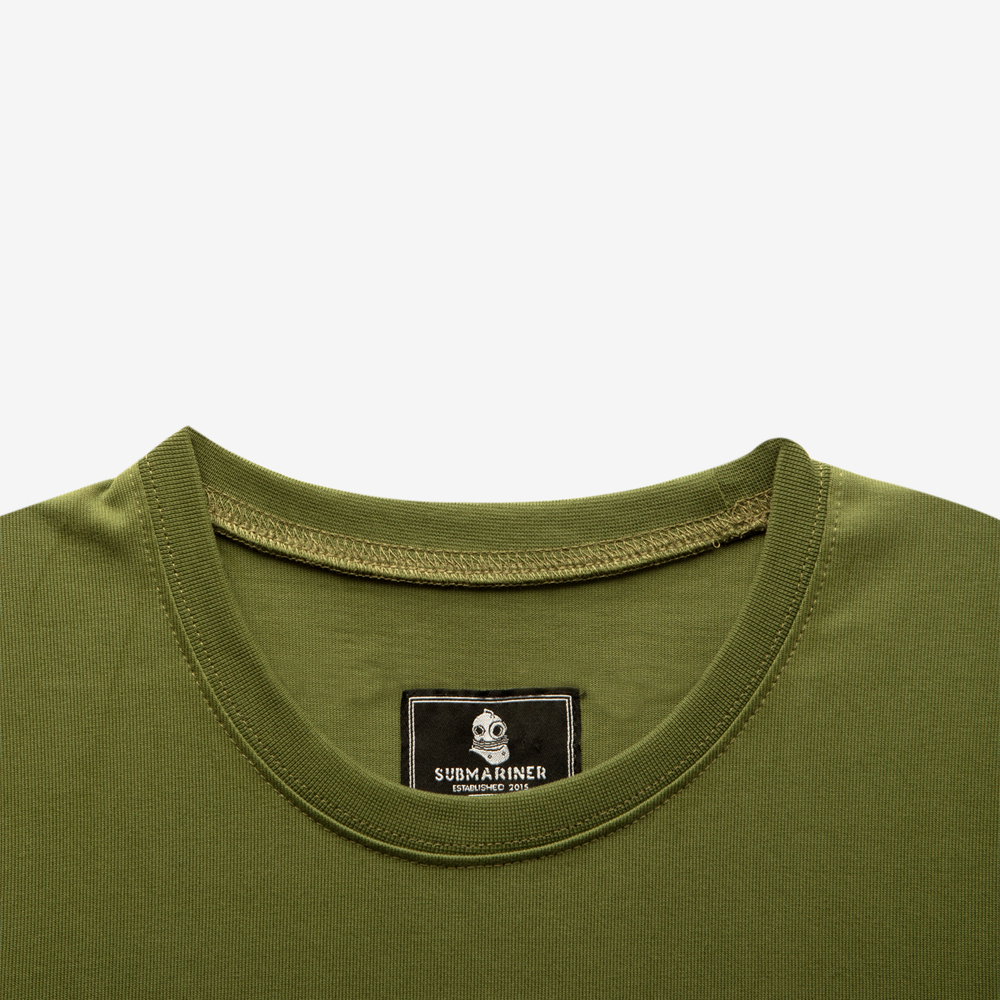 TSHRT_BSC_GLOW Khaki Green