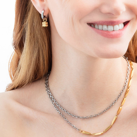 Серьги Coeur de Lion Silver-Gold 0160/21-1716