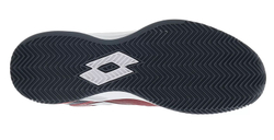 Мужские кроссовки теннисные Lotto Mirage 100 Clay - red poppy/all white/asphalt