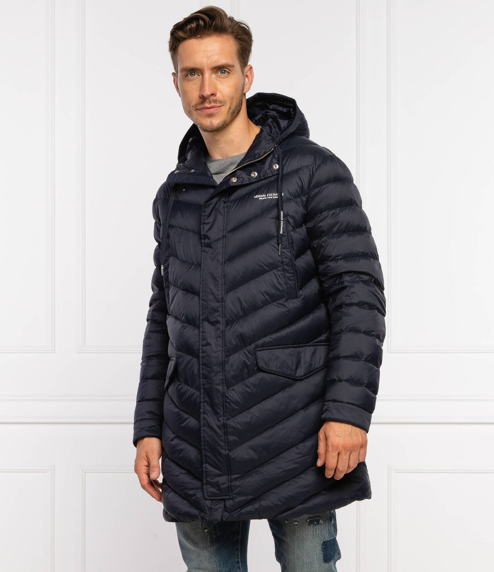 пуховая куртка Armani Exchange - темно-синий(8NZL20 ZNW3Z)