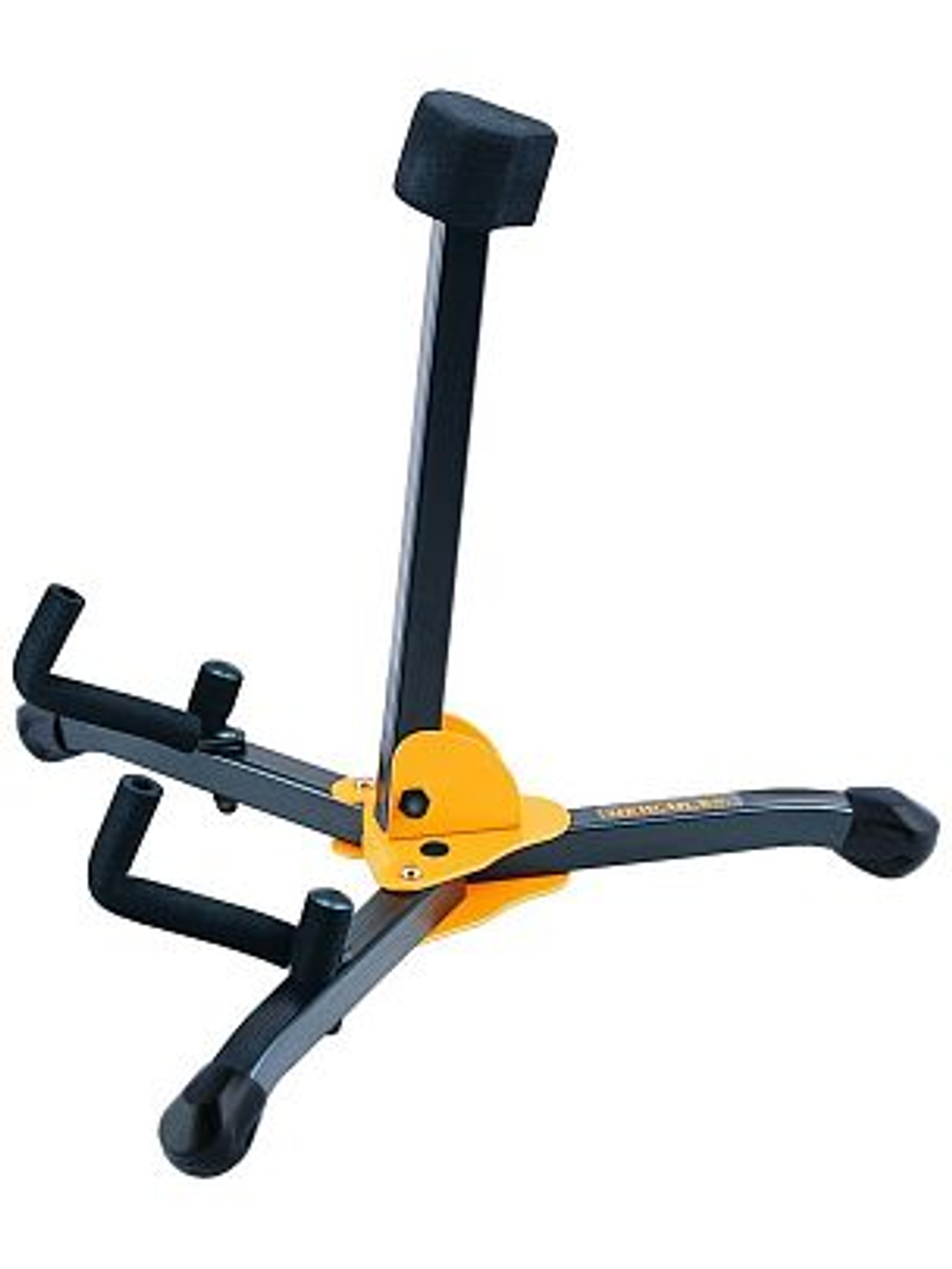 HERCULES GS402BB стойка "мини" для электрогитары, с чехлом. Высота: 310мм. Размер в сложенном виде: 282х105х100мм. Грузоподъёмность: 15кг.