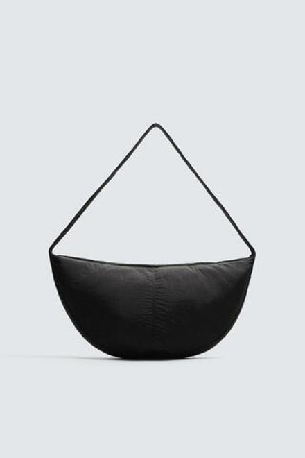 ZARA НЕЙЛОНОВАЯ СУМКА, ЧЕРНЫЙ