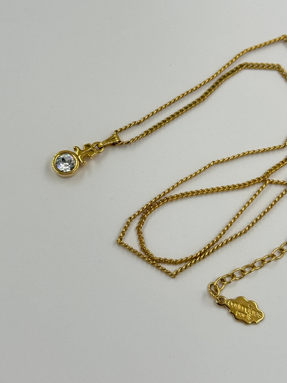 Кулон с кристаллом Courreges