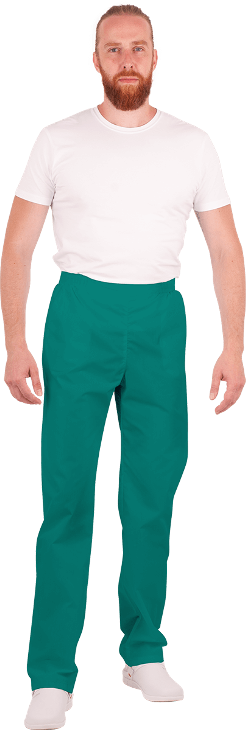 Брюки, бирюзовые, мужские