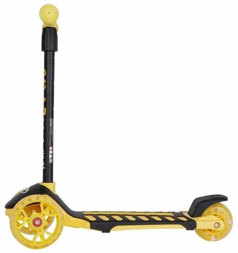 Самокат Tech Team Lambo yellow 1/4 жёлтый