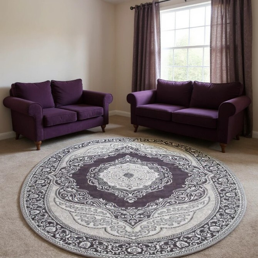 Rimma Lux 36868J L.GREY \ LILA Круг