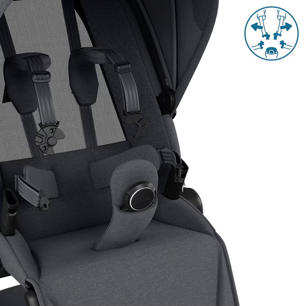 Детская коляска Maxi-Cosi Fame 2 в 1 Twillic Graphite/твил.графит