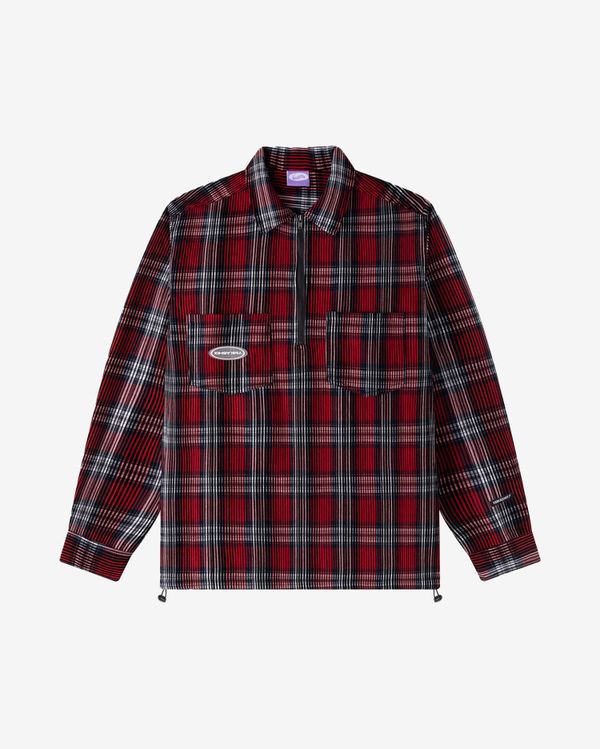 Рубашка Velvet Tartan красная / черная - фото 1