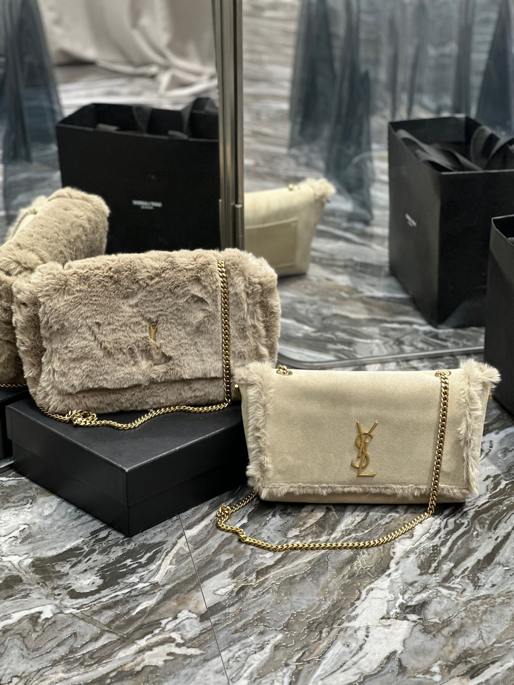 Saint Laurent Kate Medium Reversible Chain Bag 28 cm